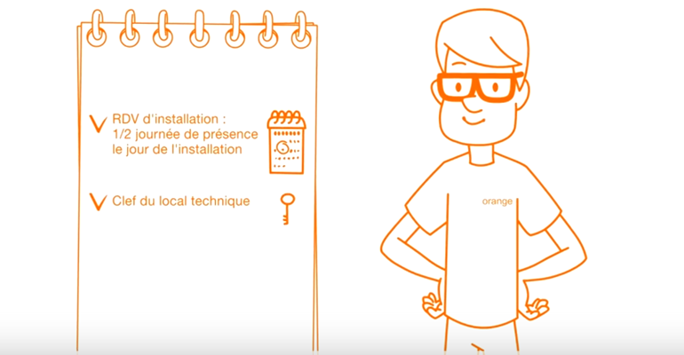 L’installation de la fibre : ORANGE s’occupe de tout !