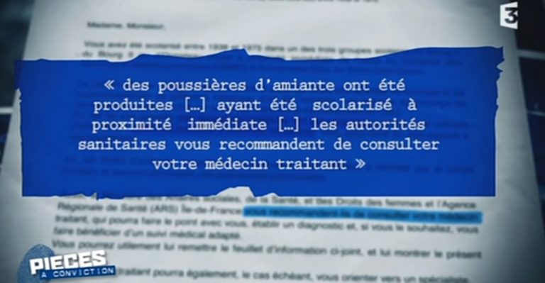 Amiante, un mensonge d’État – Pièces à conviction