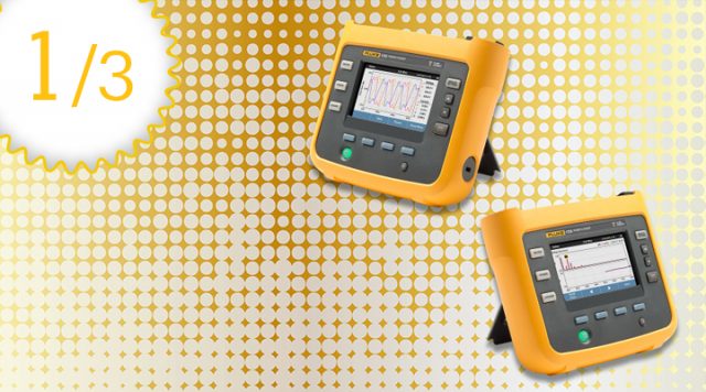 Enregistreurs de qualité FLuke 1/3 : une alimentation sur les circuits de mesure pour encore plus d’autonomie