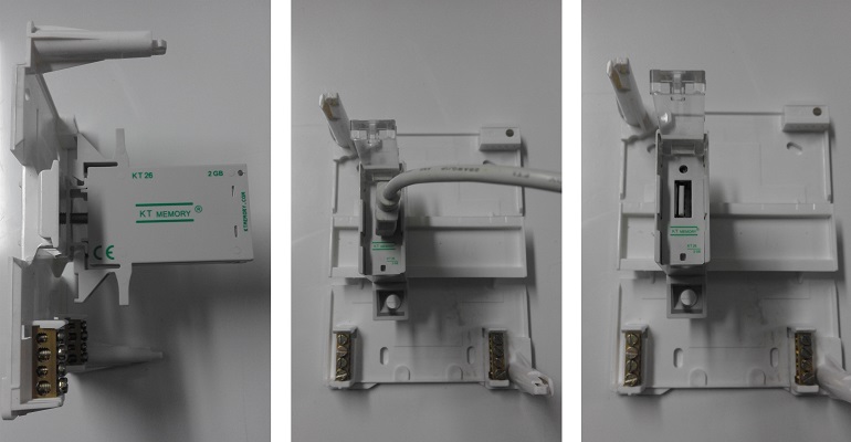 Les modules KT Memory s’installent dans les armoires électriques et permet de sauvegarder l’ensemble des informations de l’environnement à l’intérieur.