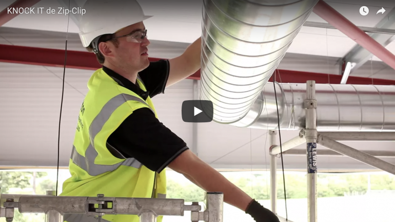 Suspension par câble : découvrez KNOCK IT de Zip-Clip  