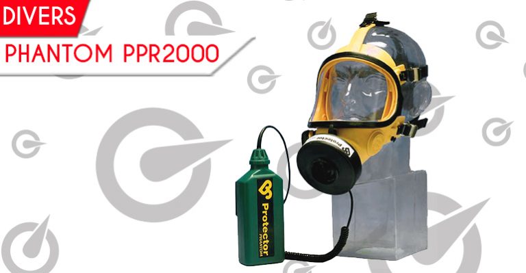 Masque à filtration ventilée pour la dépose d’amiante – PHANTOM PPR2000