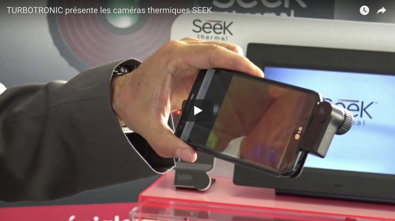 Turbotronic présente les caméras thermiques pour smartphone SEEK (VIDEO)