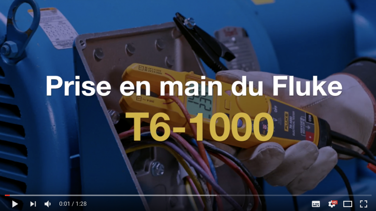 Test du Fluke T6-1000 : mesure sans contact du courant et de la tension