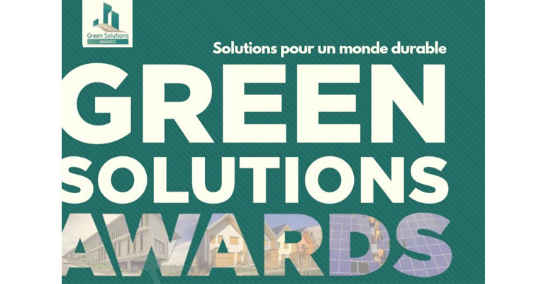 Participez aux Green Solutions Awards avant le 8 juin