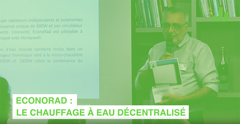 Econorad : le chauffage à eau décentralisé