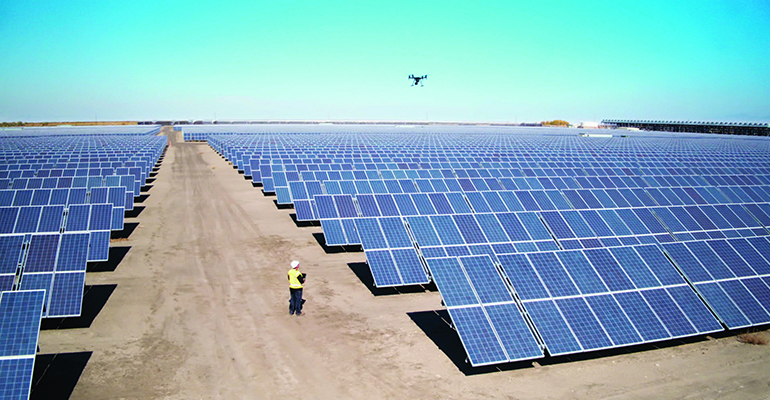 Améliorer la production d’électricité solaire avec l’inspection aérienne