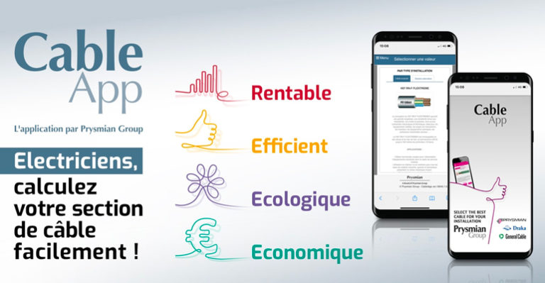 CableApp : le calcul de section de câble n’a jamais été aussi facile