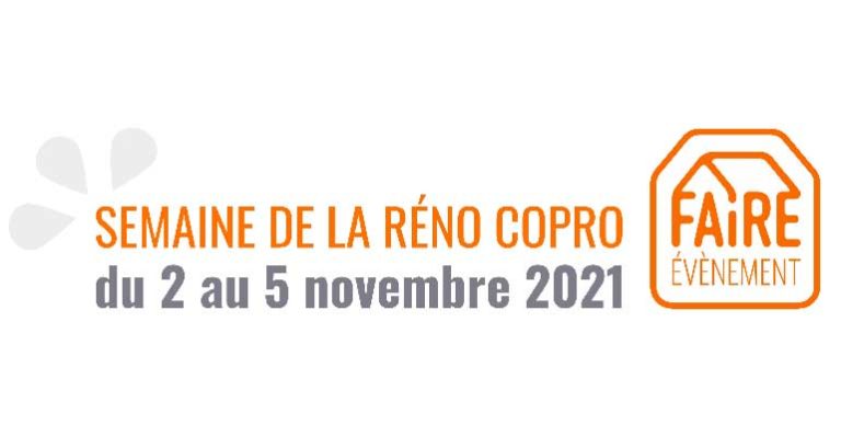 Semaine de la Réno Copro : faîtes votre programme du 2 au 5 novembre